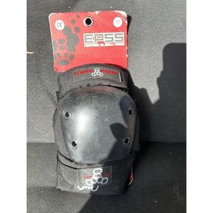 Triple Eight EP 55 Capped Elbow Pads Black‎ Size Medium Skateboard NWT EP55 M